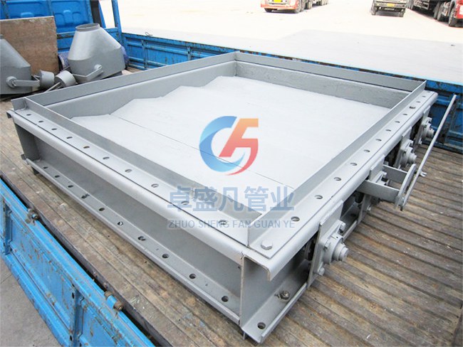 防腐涂层挡板门