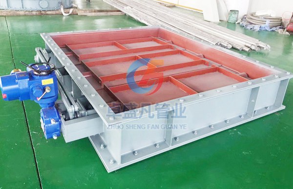 电动矩形挡板门